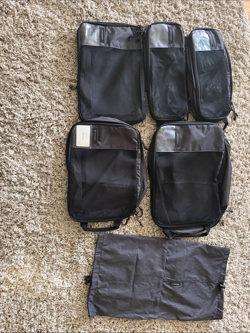 NWOT- BagSmart- 6 in 1 compression packing cubes